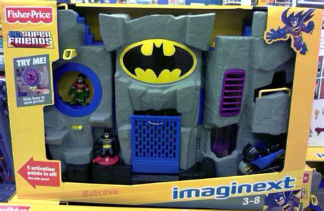 Batcave Playset Dc Super Friends Imaginext Fisher Price