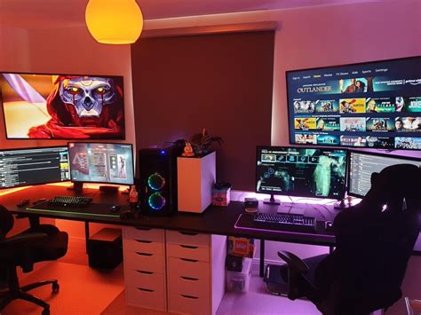 Just Finished Our Dual Gaming Setup Gaming Best Gaming Setup