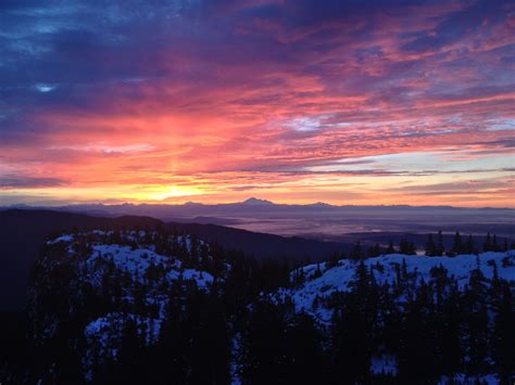 Mount Seymour sunrise #bcbeauty #sunrise | Sunset photography, Sunrise, Sunrise sunset
