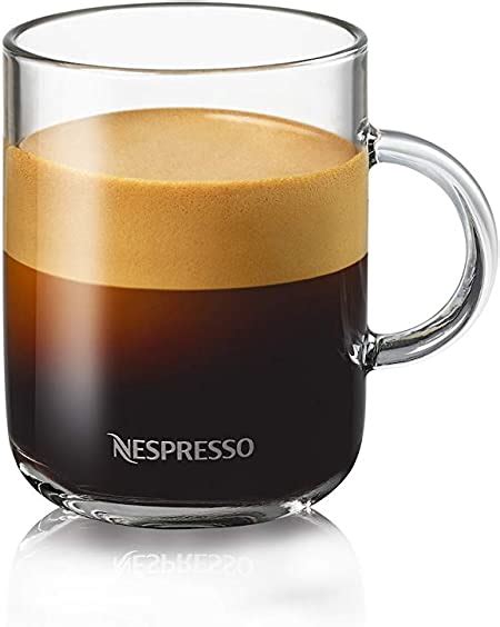 Nespresso Vertuo Coffee Mug Set X Ml Incl Spoons Glass Cups Amazon Co Uk Kitchen Home