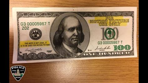 Fake 100 Bills Circulating In Boise