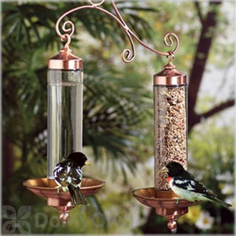 Perky Pet Tall Copper Sip And Seed Bird Feeder 389