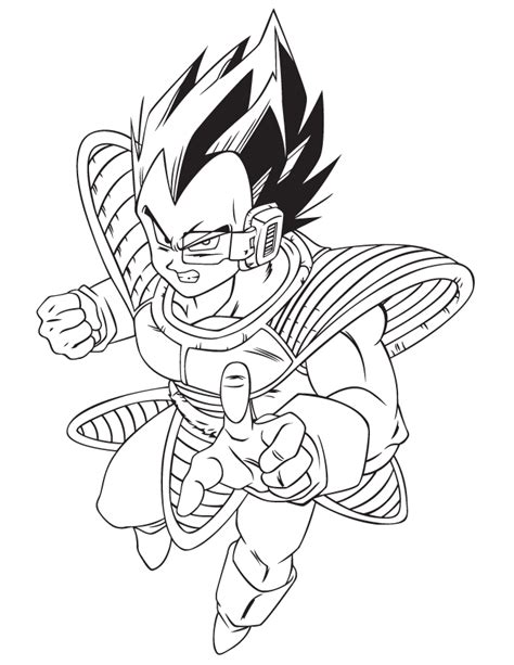 Vegeta Coloring Pages Coloring Home