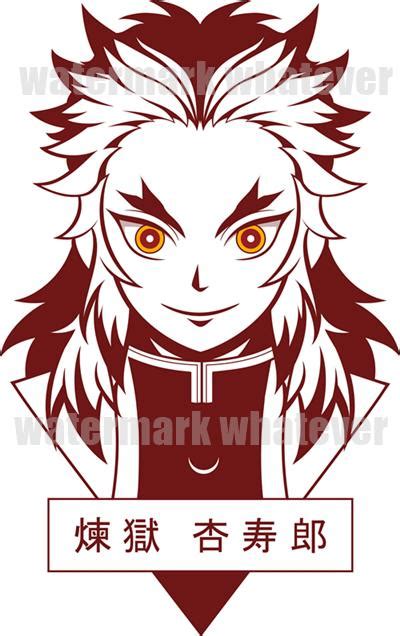 Rengoku Vector Illustration I Made In Inkscape Im Insanely In Love