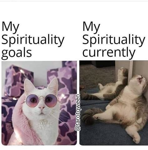 My Spirituality Goals Vs My Spirituality Currently In 2020 Funny