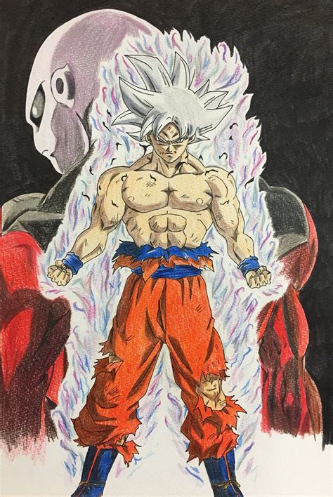 Goku Mastered Ultra Instinct Vs Jiren Dragon Ball Super Manga Dragon