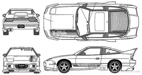 Nissan 180sx Version Iii Veilside Nissan Drawings Dimensions