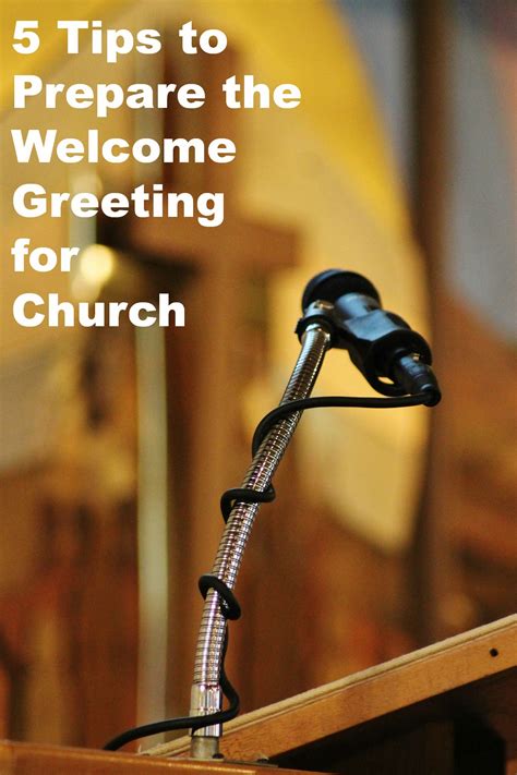 How To Say The Welcome Greeting At A Church Christian Minsitry