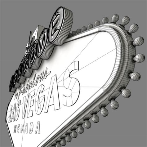 3d 3ds Las Vegas Sign