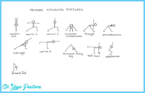 Yoga Poses Stick Figures