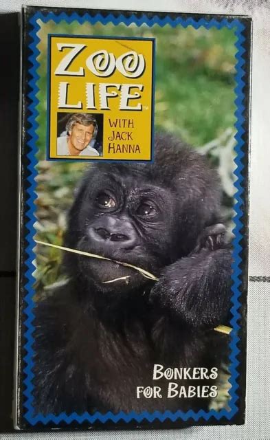 Zoo Life With Jack Hanna Bonkers For Babies Gorilla Vhs Tape 1995