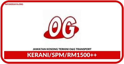 1 k o g transport reviews. Jawatan Kosong Terkini Kerani Di O&G Transport • Jawatan ...
