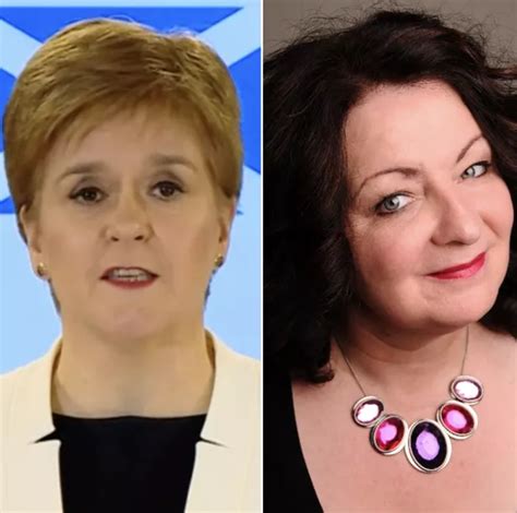 Nicola Sturgeon Sees The Funny Side Of Janey Godleys Inaccurate Parody In The Virus Warning