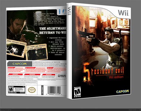 Resident Evil 5: Wii Edition Wii Box Art Cover by kanuch