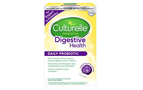 digestive health daily probiotic capsule culturelle