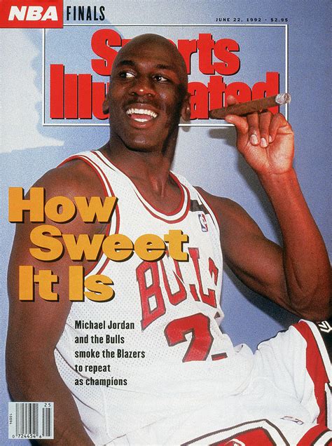 Chicago Bulls Michael Jordan 1992 Nba Finals Sports Illustrated Cover