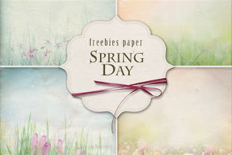 Freebies Backgrounds Kit Spring Day Far Far Hill Spring Day