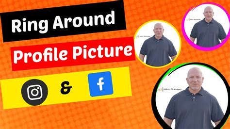 How To Make Circle Around Profile Picture Instagram And Facebook Using