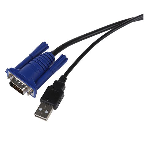 14m 15 Pin Vga Usb Male To Male Vga Print Cable For Crt Pc W4c4 Ebay