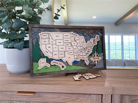 Wooden Usa Travel Map Wooden Map Of United States Wood Map Of United