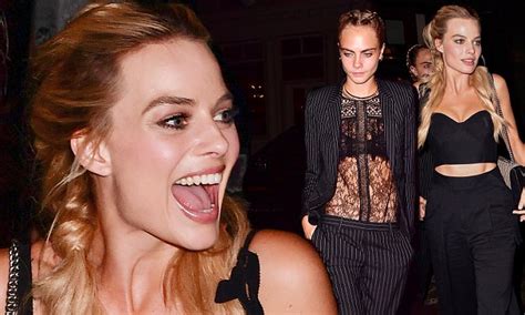Margot Robbie And Cara Delevingne Rock Saucy Looks To Join Suicide