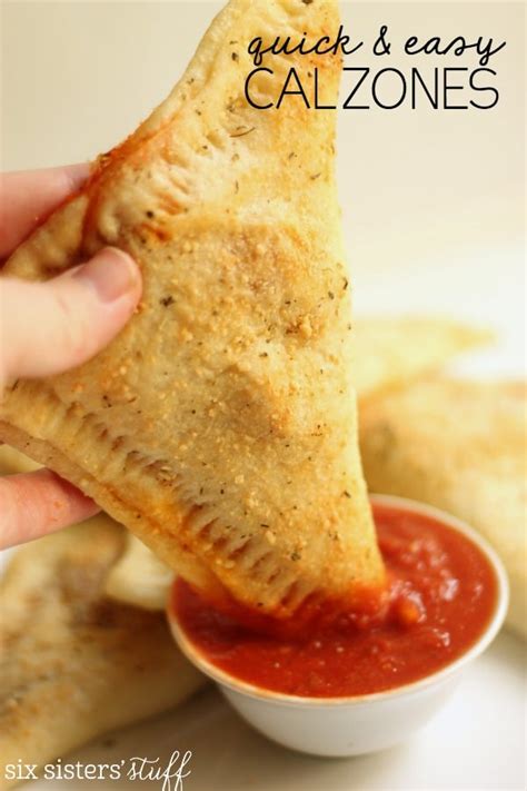 Quick And Easy Calzones Six Sisters Stuff
