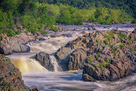 Potomac River At Great Falls Park Photograph By Rick Berk Fine Art