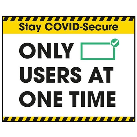 Covid Secure Workplace Labels Infection Control Essentials Safety Signs