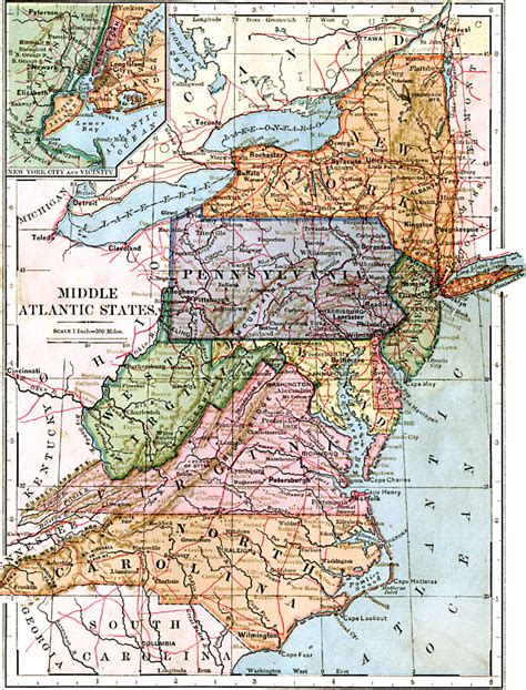 26 Map Of Mid Atlantic States Maps Online For You