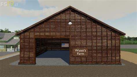 Wyatt Farms American Barn V 10 Fs19 Mods Farming Simulator 19 Mods