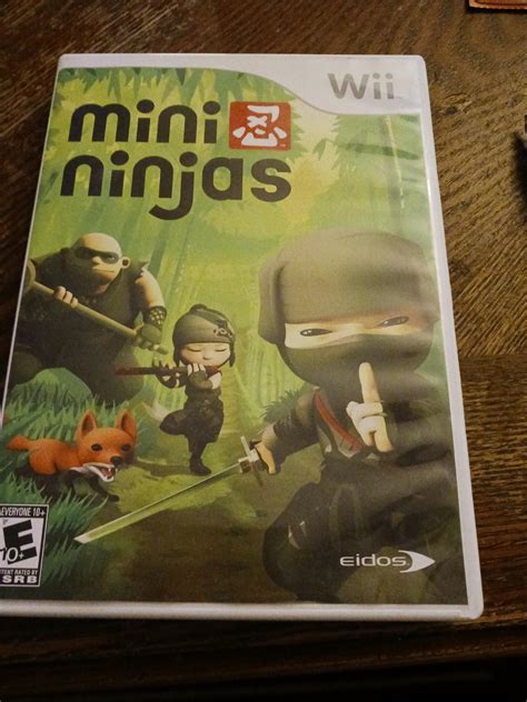 Mini Ninjas Item Box And Manual Wii