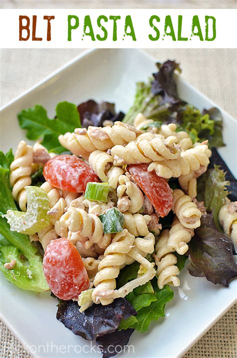 Short, curly gemelli or fusilli noodles are perfect in this summery dish, as they leave room for other ingredients in every forkful, and the grooves hold the herbs and the zingy lemon vinaigrette in this pasta salad. BLT Pasta Salad Recipe