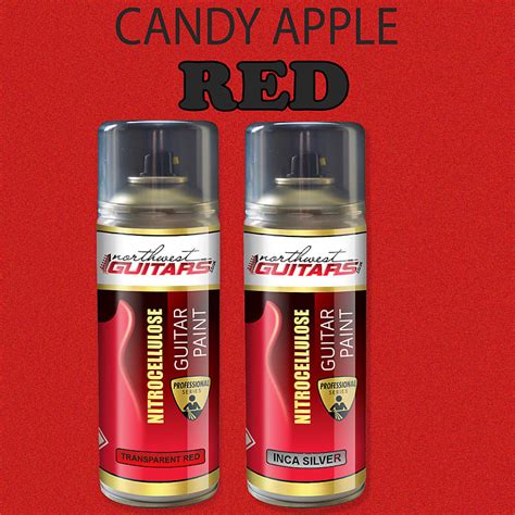 Candy Apple Red Nitrocellulose Guitar Paint Kit Reverb