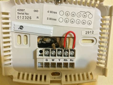 5 Wire Thermostat Wiring