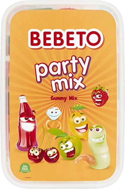 Bebeto Gummy Party Mix Sweets Chewy Fruity Sweets Halal Certified