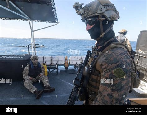 A Force Reconnaissance Marine Assigned To Force Reconnaissance Company