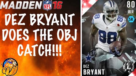 Dez Bryant With The Obj Catch Madden Ultimate Team Mut Gameplay Ps Youtube