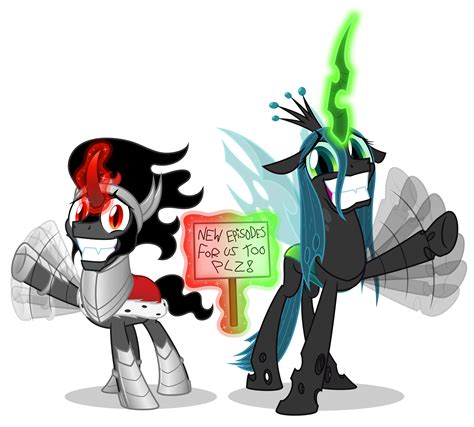 King Sombra And Queen Chrysalis Drawn By Zutheskunk Bronibooru