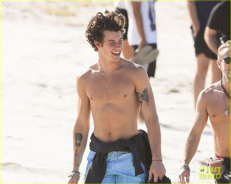 Shawn Mendes Strips Shirtless For A Day At The Beach Photo 4382434 Shirtless Pictures Just