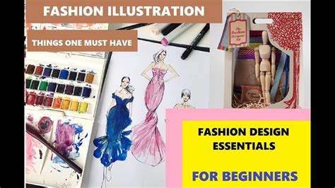 Fashion Designing For Beginners Essentials Of Fashion Illustration Kit