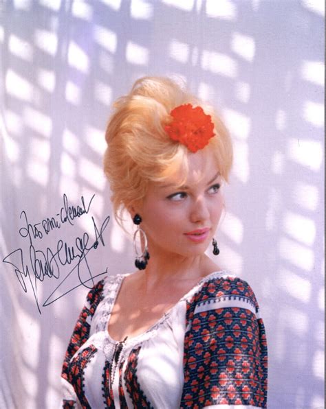 mylene demongeot hand signed 8x10 color photo coa gorgeous sexy actress autographia