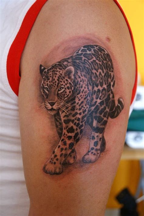 Leopard Print Sleeve Tattoo Ideas Cool Animal Tattoos Disign Wilsamusti