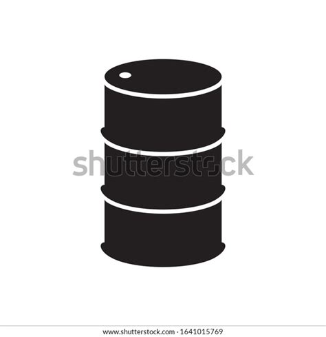 Oil Barrel Vector Icon Crude Oil Stock Vector Royalty Free 1641015769