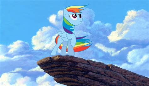 Rainbow Dash The Pony King By Szinthom On Deviantart