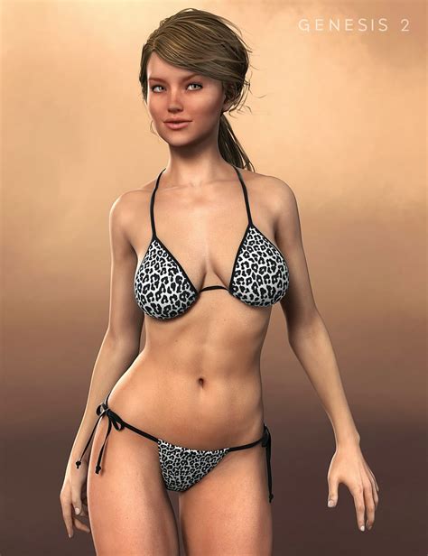 String Bikini For Victoria Poser And Daz Studio Free Resources Wiki Hot Sex Picture