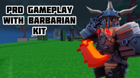 Roblox Bedwars Wiping Server With Barbarian On Ipad Youtube