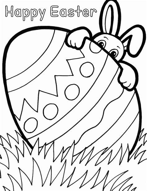 Happy Easter Coloring Pages At Free Printable