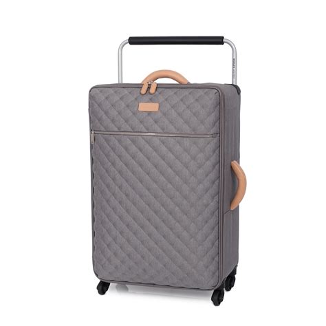 Worlds Lightest Quilted Four Wheel Suitcase