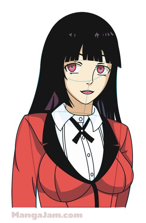 How To Draw Yumeko Jabami From Kakegurui Draw Drawings Step By Step