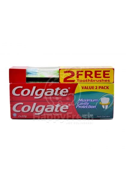 Colgate Maximum Cavity Protection Fresh Cool Mint Toothpaste 250g X 2